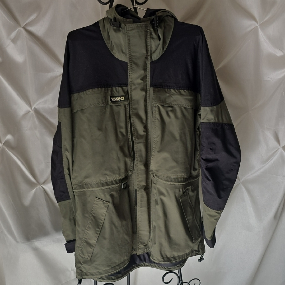 TecH20 Guide Series Men's Two-Tone Waterproof Breathable Hooded Jacket